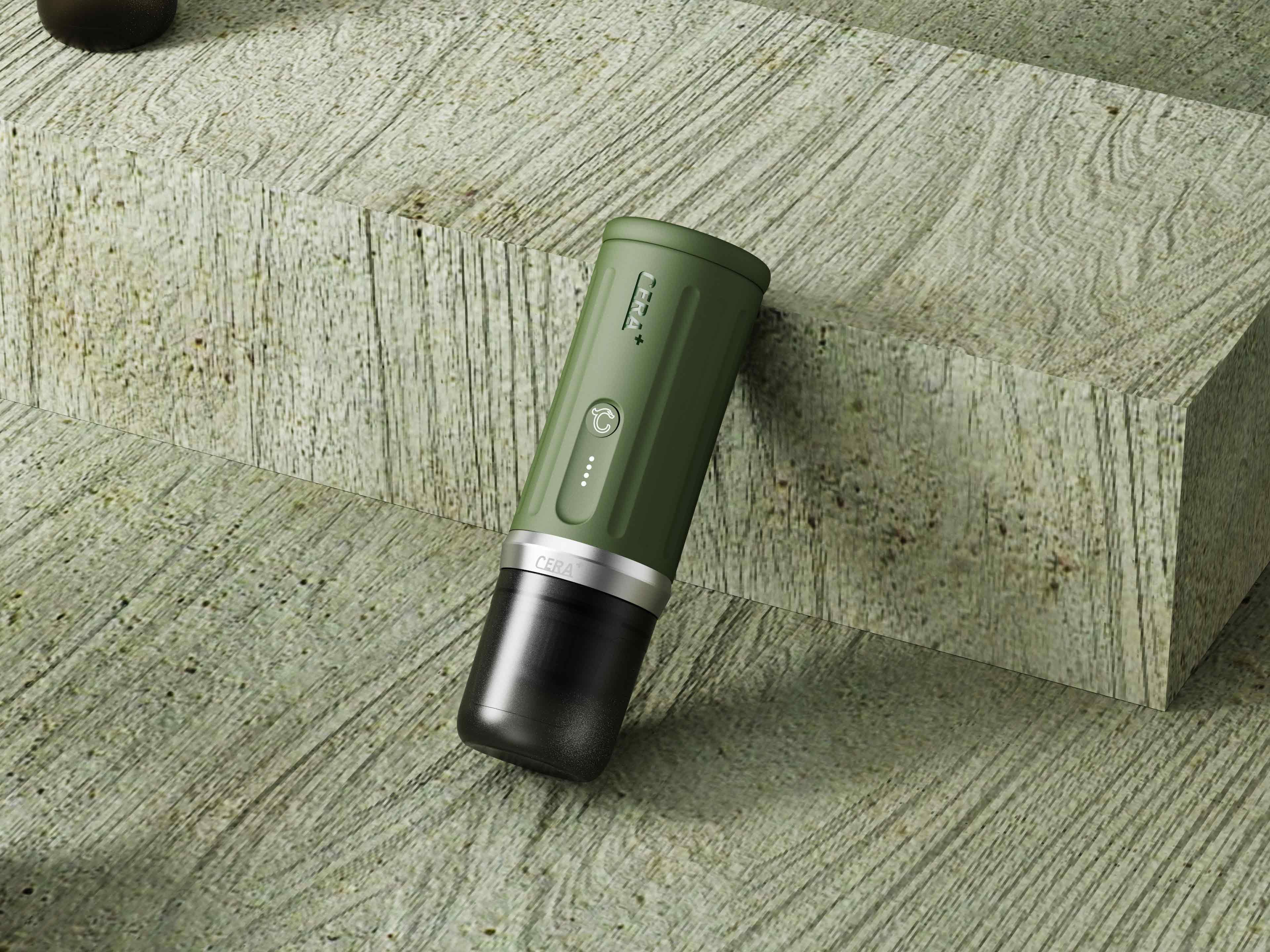 Green CERA+ PCM01S in a compact lifestyle setting