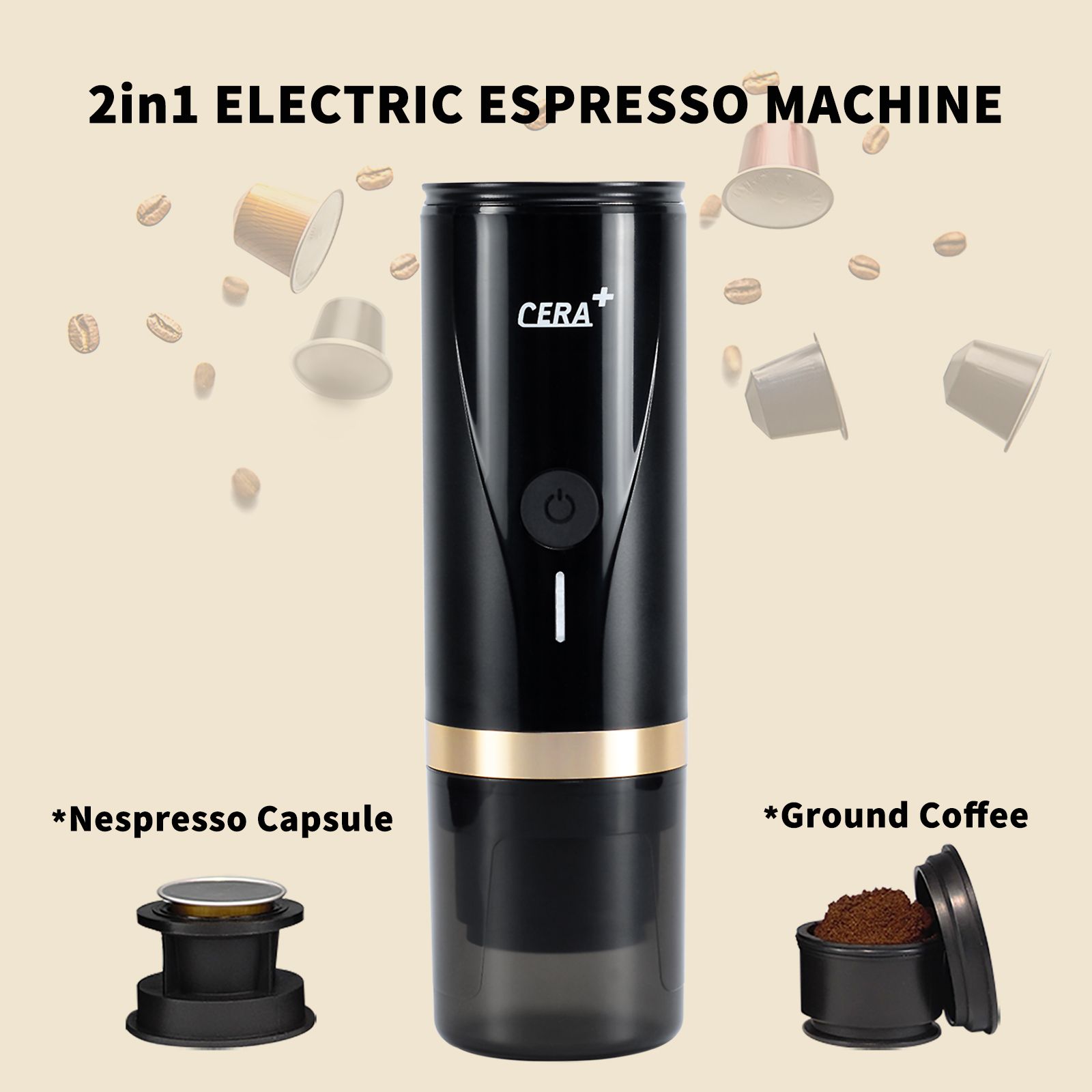 PCM02 ground-coffee and capsule compatibility
